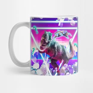 Dinosaur Rave Raving T-Rex Mug